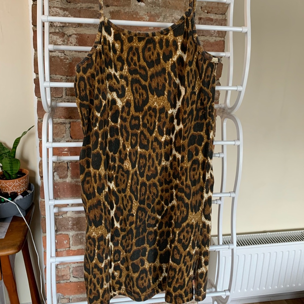 Cheetah Print Dress